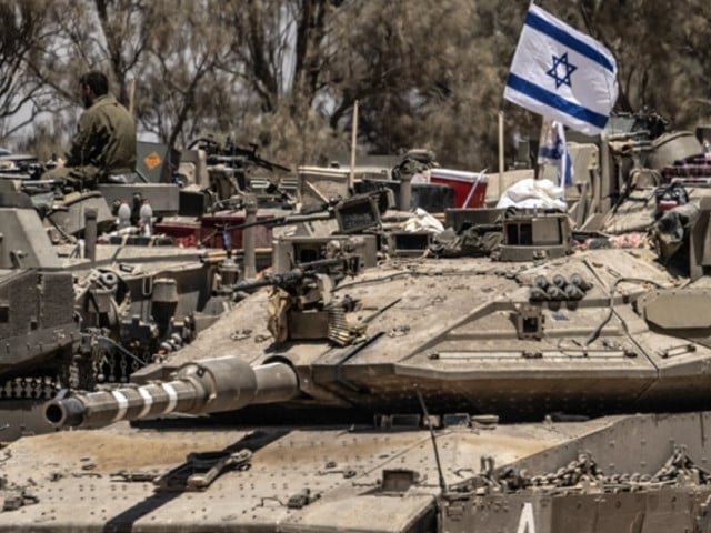 mobility of tanks armored personnel carriers trucks and military jeeps belonging to the israeli army continues on the border line near the city of rafah gaza on may 29 2024 photo anadolu agency